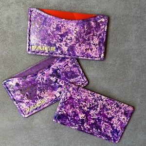 cosmic purple card wallet